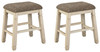 Bolanburg - Upholstered Stool (Set of 2) - Beige