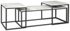 Donnesta - Occasional Table Set (Set of 3) - Gray / Black