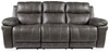 Erlangen - Dark Gray - Pwr Rec Sofa With Adj Headrest