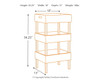 Yulton - Storage Shelf - Antique White
