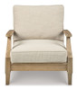 Clare - Beige - Lounge Chair W/Cushion