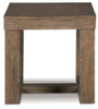 Cariton - Square End Table - Gray