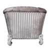 Versailles - Chair With 2 Pillows - Ivory Fabric & Bone White