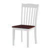 Green Leigh - Side Chair Set of 2) - White & Walnut