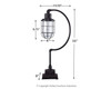 Jae - Metal Desk Lamp  - Antique Black