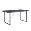 Nakula - Dining Table - Gray Oak & Black