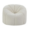 Osmash - Chair With Swivel - White Teddy Sherpa