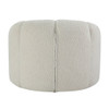 Osmash - Chair With Swivel - White Teddy Sherpa