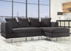Jean Charcoal Polyester Sectional
