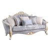 Galelvith - Sofa With 6 Pillows - Gray Fabric