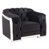 Pyroden - Chair - Black Velvet & Chrome