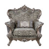 Elozzol - Chair With Pillow - Fabric & Antique Bronze