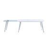Patina - Coffee Table - White & Chrome