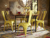 Brianplace Yellow Metal Chair