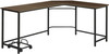 Acme - Dazenus - Computer Desk, Black Finish - Of00042 - Black & Oak Finish