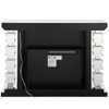 Noralie - 47" Fireplace With Bluetooth - Mirrored & Faux Diamonds