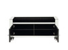 Noralie - 47" Bench With Storage - Mirrored & Faux Diamonds