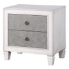 Katia - Nightstand - Rustic Gray & Weathered White