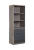 Estevon - Bookcase - Gray Oak