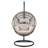 Vasant - Hanging Chair - Beige Fabric & Rope
