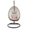 Vasant - Hanging Chair - Fabric & Wicker