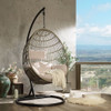 Vasant - Hanging Chair - Fabric & Wicker