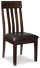 Haddigan - Dining UPH Side Chair (Set of 2) - Dark Brown