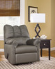 EDELINE Gray 34" Wide Rocker Recliner