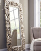 Lucia - Floor Mirror - Antique Silver Finish