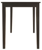 Kimonte - Rectangular Dining Room Table - Dark Brown