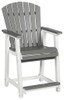 Transville - Barstool (Set of 2) - Gray / White