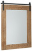 Lanie - Accent Mirror - Antique Brown