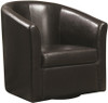 COLE Dark Brown Swivel Chair