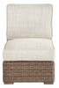 Beachcroft - Armless Chair w/Cushion - Beige