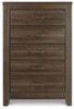 Juararo - Five Drawer Chest - Dark Brown