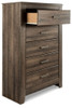 Juararo - Five Drawer Chest - Dark Brown
