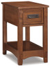 Breegin - Chair Side End Table - 1 Drawer - Brown