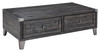 Todoe - Lift Top Cocktail Table - Dark Gray