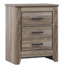 Zelen - Warm Gray - Two Drawer Night Stand