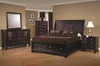 Vivienne Cappuccino Platform Storage 6-PC Bedroom Set