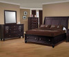 Vivienne Cappuccino Platform Storage 6-PC Bedroom Set