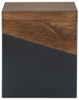 Trailbend - Accent Table - Brown / Gunmetal
