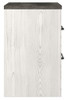 Gerridan - Two Drawer Night Stand - White / Gray