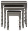 Larkendale - Metallic Gray - Accent Table Set (Set of 3)
