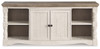 Havalance - Extra Large TV Stand - 2 Doors - Brown / Beige
