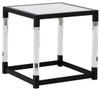 Nallynx - Metallic Gray - Square End Table