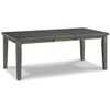 Hallanden - Rectangular Dining Room Butterfly Extension Table - Gray