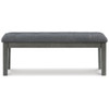 Hallanden - Large UPH Dining Room Bench - Black / Gray