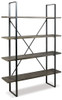 Gilesgrove - Bookcase - Black / Gray