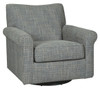 Renley - Swivel Glider Accent Chair - Ash